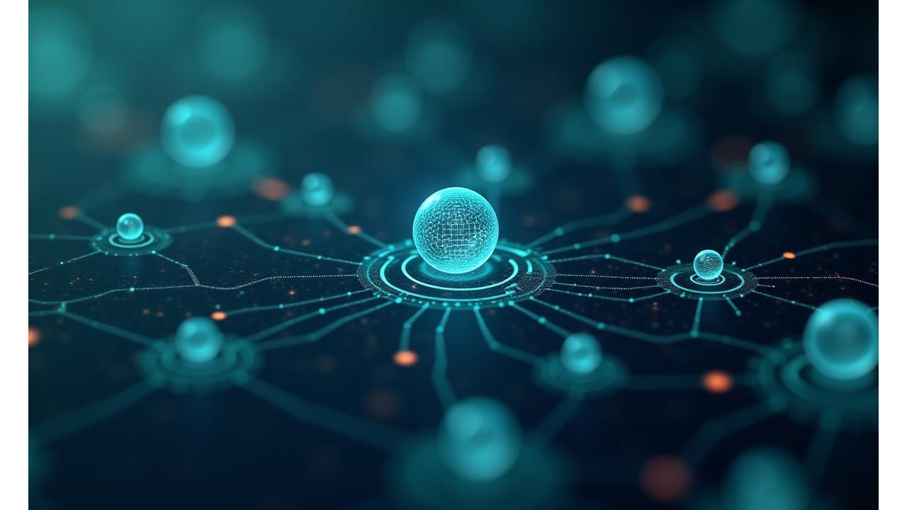 Abstract visualization of interconnected secure data nodes and encrypted pathways, representing a privacy-first data handling architecture.